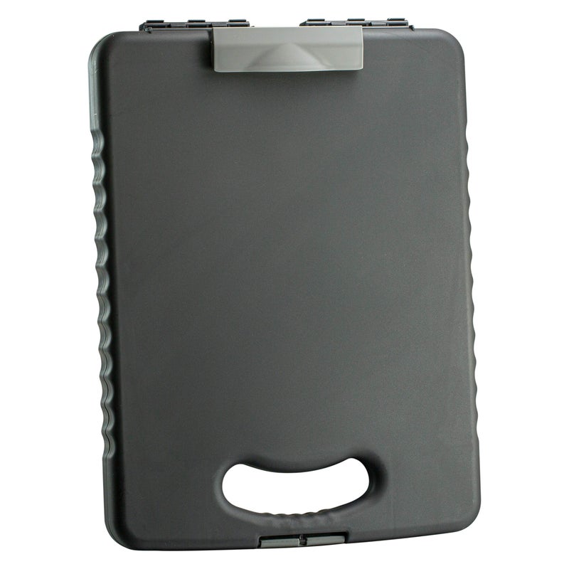 Officemate Letter/A4 Size Deluxe Tablet Clipboard Case, Charcoal (83315) - Image 1